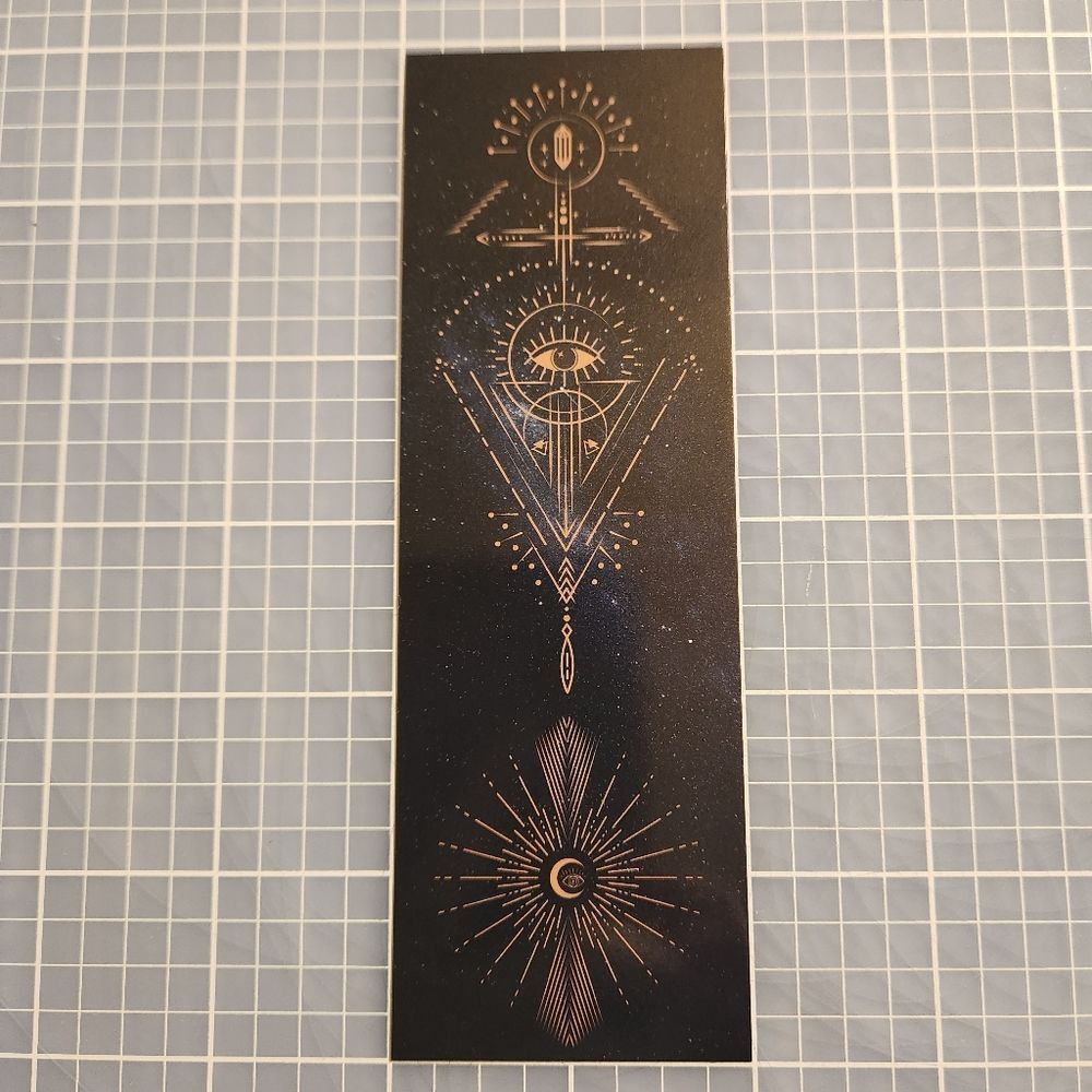 10/$10 Night Sky Bookmark Celestial Geometry Astral Geometric Stars Moon